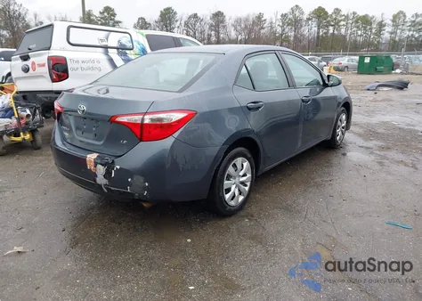 2014 Toyota Corolla Le z USA, uszkodzony, nr VIN 2T1BURHE7EC175408